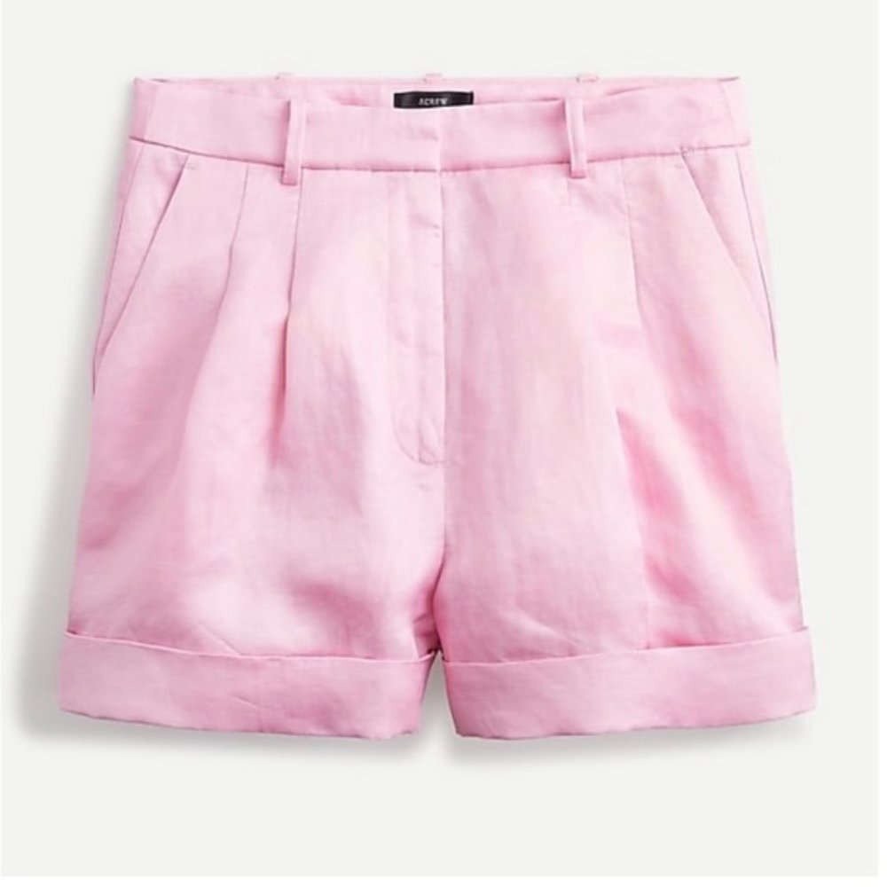 NWT J. Crew Drapey satin-faced linen